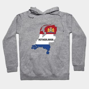 Netherlands flag & map Hoodie